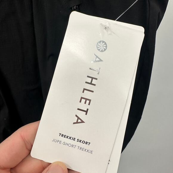 ATHLETA NWT Trekkie Skort in Black // 24 - Picture 5 of 14